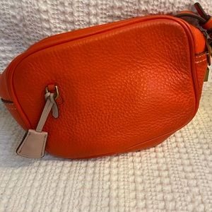Orange Jcrew cross body bag